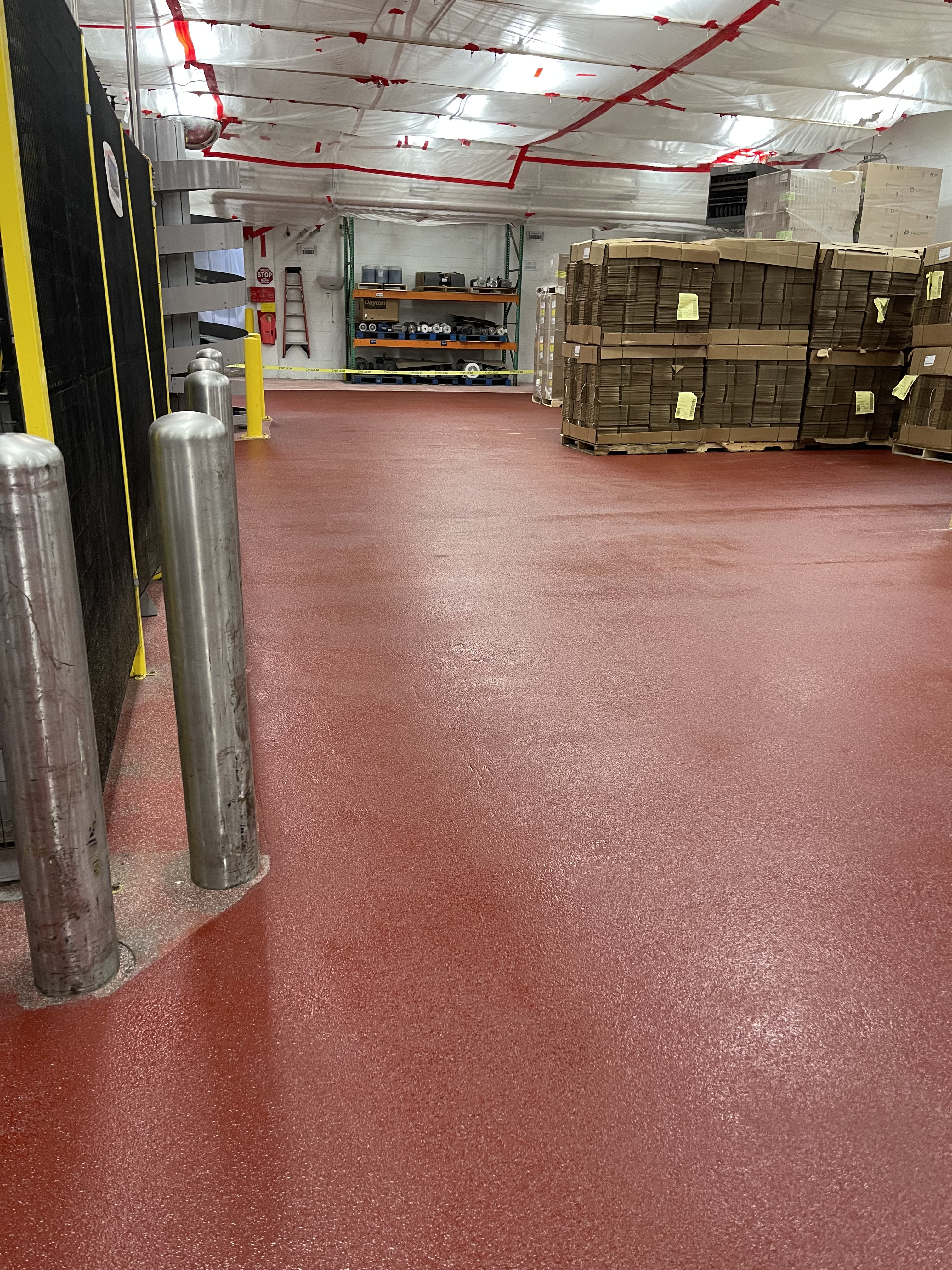 Vibrant Warehouse Floor (Epoxy Coating)
